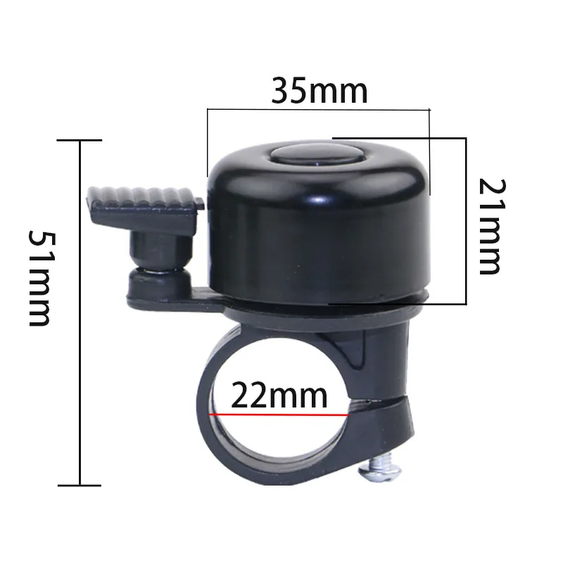 Timbre de bicicleta, timbre para manillar de bicicleta, aleación de aluminio, bocina para bicicleta de montaña y carretera, sonido, alarma de advertencia de seguridad para bicicleta de montaña, accesorios para ciclismo
