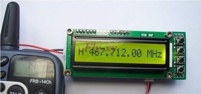 0.1MHz ~ 1200MHz Frequency Meter PLJ-1601-C Frequency Components Of The Frequency Measurement Display Module