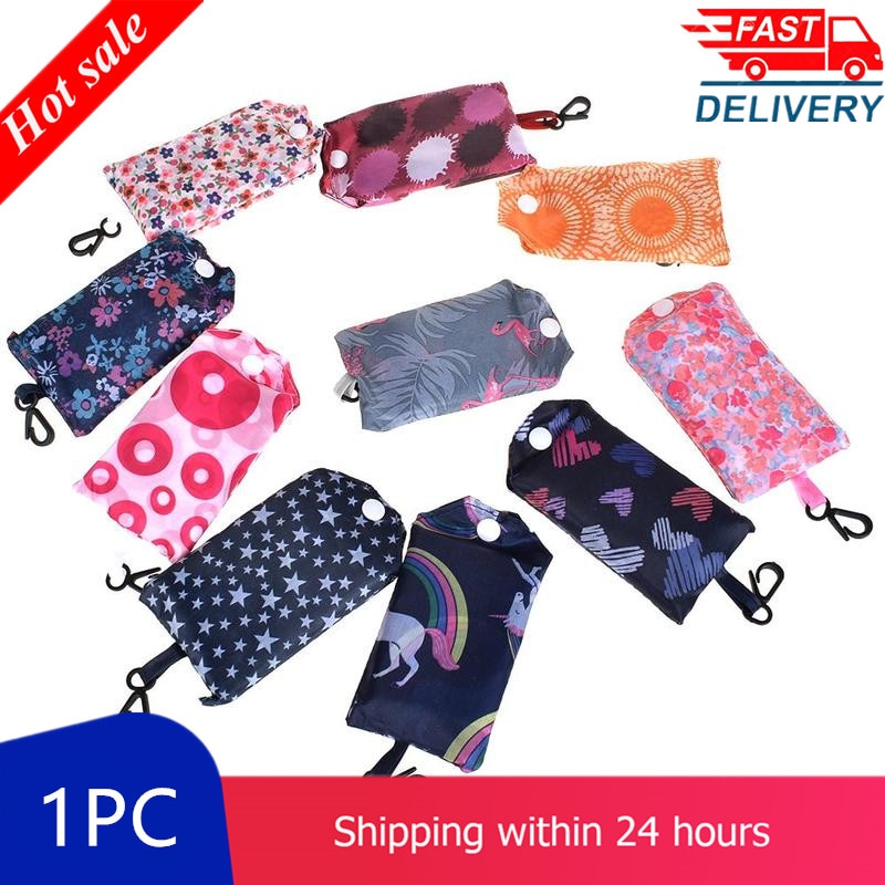 Mode Opvouwbare Handige Boodschappentas Herbruikbare Tote Pouch Recycle Opslag Handtassen