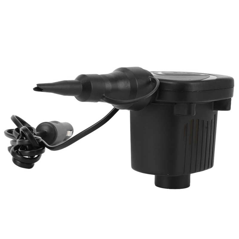 DC12V 50W Auto Elektrische Luchtpomp Outdoor Opblaasbare Boot Drijvende Bed Zwemmen Ringen Draagbare Opblazen Tool 300L/Min