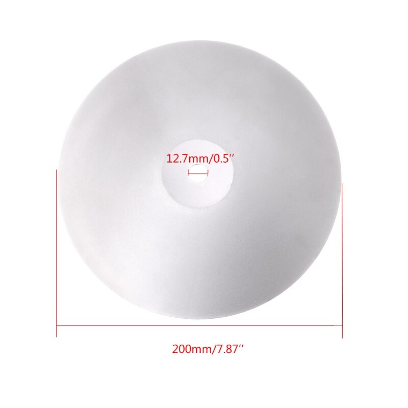 8Inch Grit 80-3000 Diamond Coated Flat Lap Wheel Jewelry Polishing Grinding Disc 53CB
