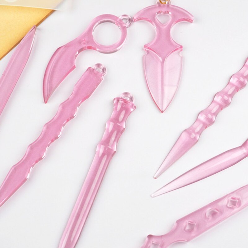 Silikonform für kleine verteidigungsmesser, diy-bastelarbeiten, herstellung von kristall-epoxidharzform
