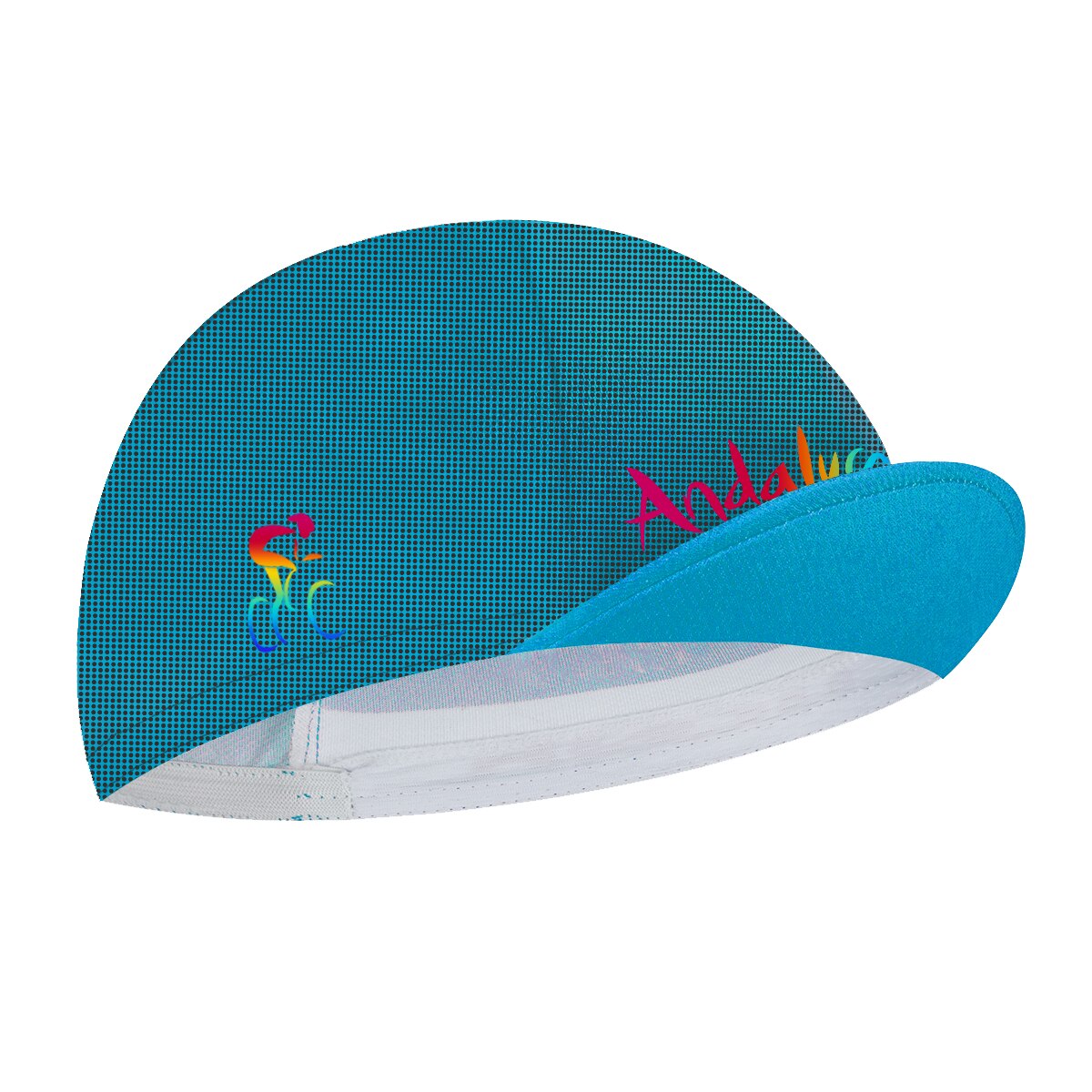 Gorra de Ciclismo Retro de Andalucía para hombre y mujer, gorro transpirable clásico, color azul, 2022: Cycling Caps 6