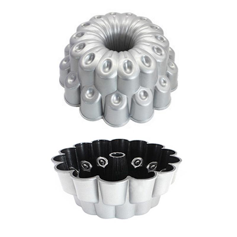 HKML Aluminium Druckguss Schwere Kuchen Pfanne nicht Stock Kuchen bilden Metall DIY Küche Liefert Backformen 6 Formen