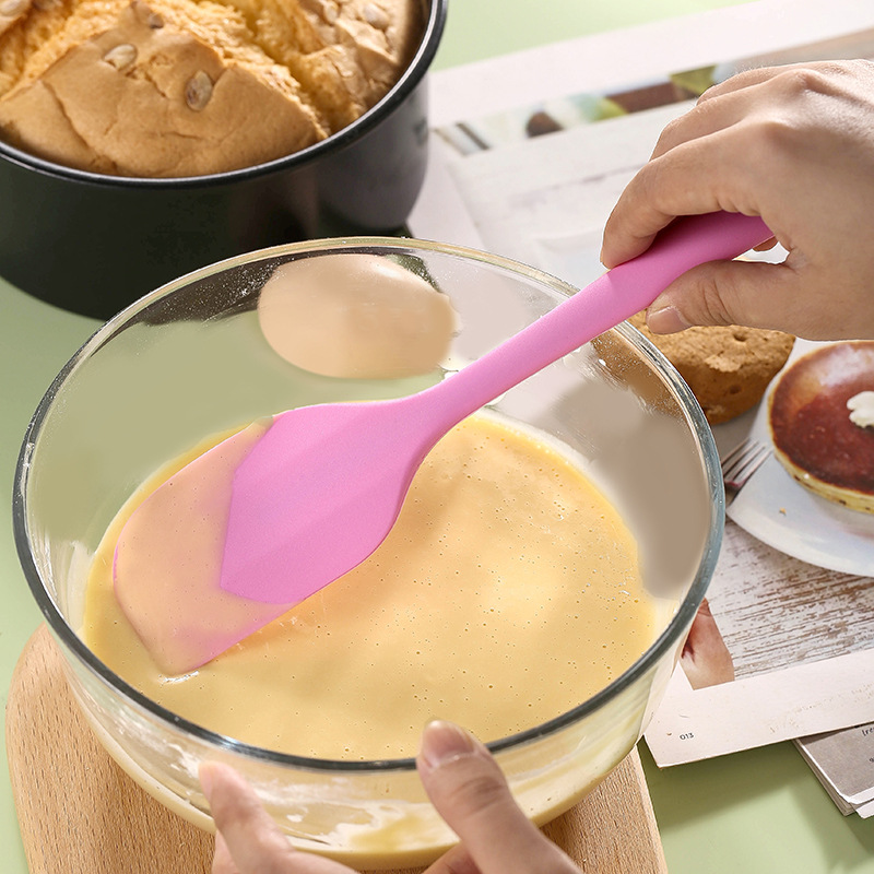 28cm crème bakschrapers antiaanbak siliconen spatel keuken deegmixers salade cakemixer boter beslag taarten kookgereedschap