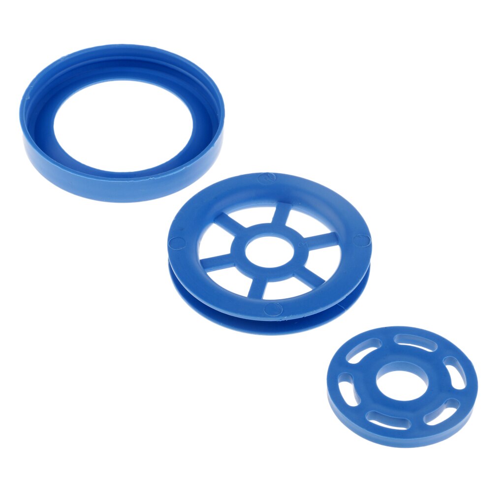 2 Sets 4.7/6.8/7.2cm Easy Throw Cast Net Ring Trap Catch Fishing Net USA Style Cast Net Tool