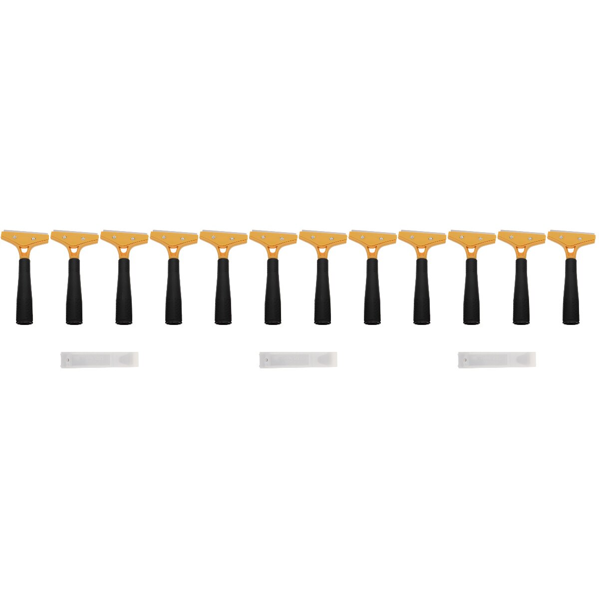 12 pcs Tile Scrapers with 10 Blades Floor Wall Scraper Glass Glue Angle Scraper