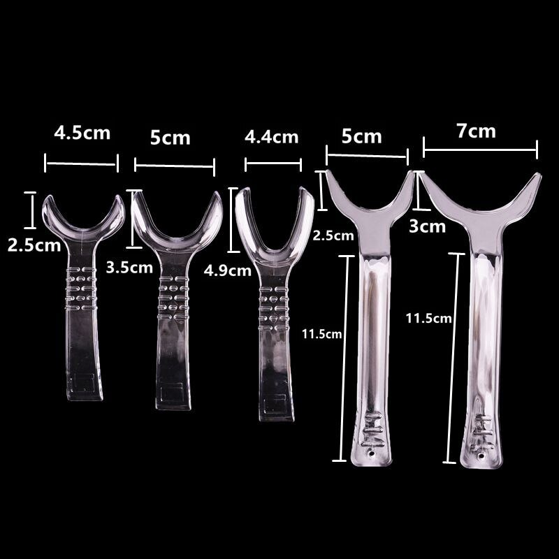 Cesoon 2 Stuks Dental Orthodontische Lip Retractor Intraoral Cheek Retractors Herbruikbare Flexibele 5 Maten