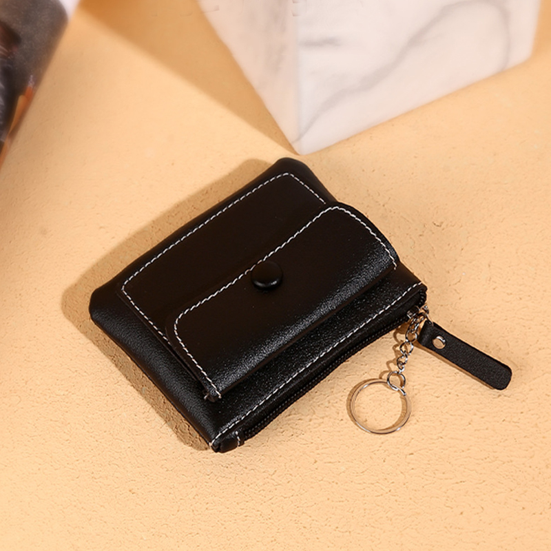 Moda couro do plutônio da moeda bolsa feminina mini kawaii cartão carteira titular chave saco de armazenamento meninas 2021 nova clara pequena bolsa mão bolsas