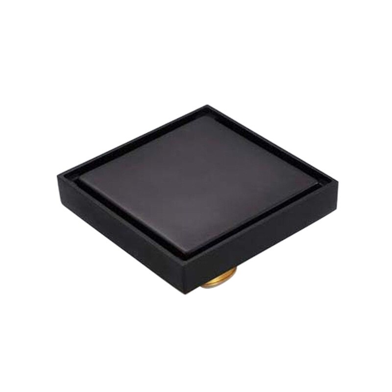 10 x 10cm Floor Drains Stainless Steel Square Shower Floor Drains Tile Insert Drain Channel Bathroom