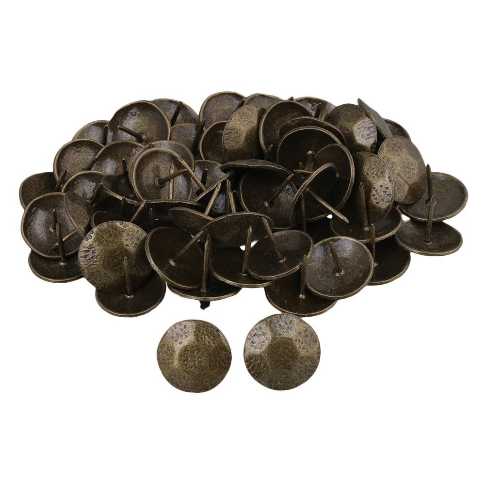 10pcs Furniture Decorative Bronze Upholstery Nails Tacks Studs Pins