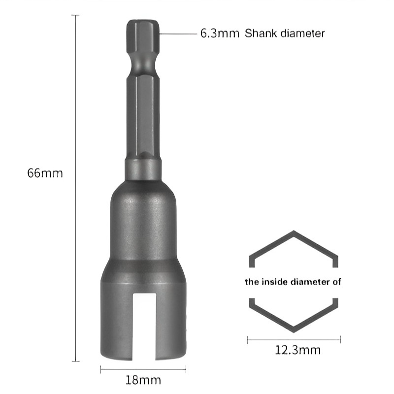 Power Wing Nut Driver Wing Nut Drill Bit Socket Wrench Tool 1/4" Hex Shank for Panel Nuts Screws Eye Electric Screwdriver Tools