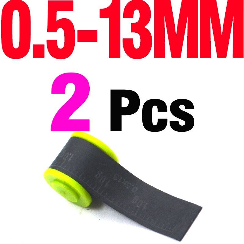 Mnft 2 stuks 0.5mm visweegschalen lood milieuvriendelijke coating nauwkeurig afstellen gewicht lood karpervissersaccessoires: 2 stuks 13mm in zak