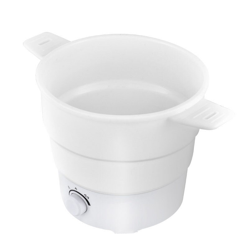 Foldable Electric Frying Pan Kettle Heated Food Container Heated Lunch Box Cooker Portable Multifunctional Thermal Cooker EU Plu: Default Title