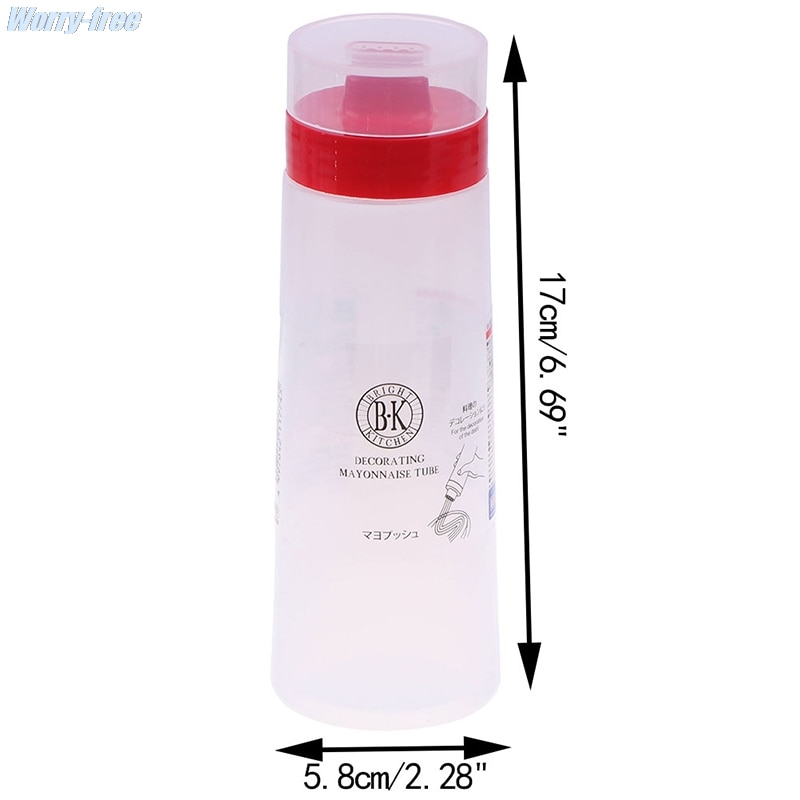 300ml 4 furos molho garrafa resina segura para ketchup jam maionese azeite squeeze dispenser cruet acessórios de cozinha ferramentas