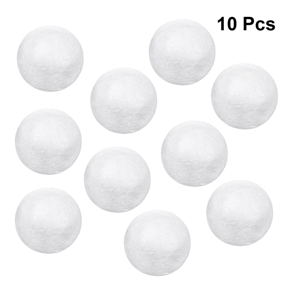 10 Pieces 2cm Shaped Styrofoam Ornaments DIY Craft Party Decoration