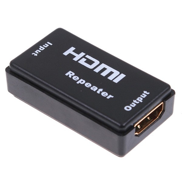 Mini 130ft 40m hele  hd 1.65 gbps 1080p hdmi repeater forlænger forstærker booster hdmi til hdmi