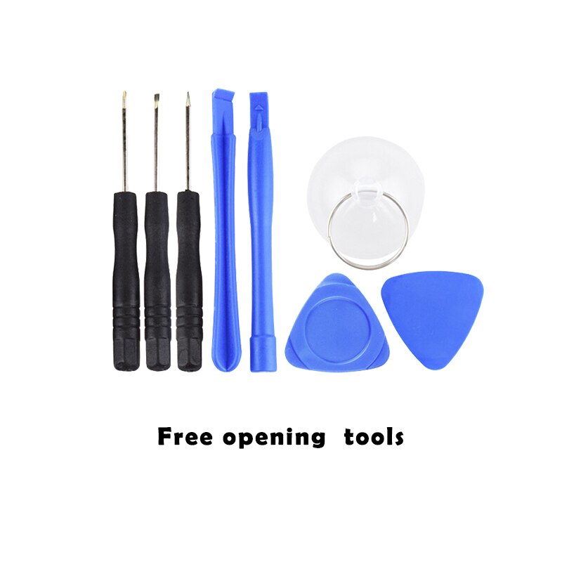 7 7p achterkant behuizing voor iphone 7 plus 7 plus achterkant batterijklep midden chassis frame + glazen deksel geen flexkabel onderdelen montage