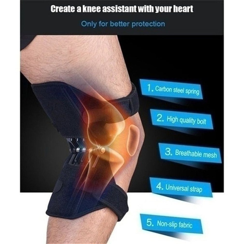 Verstelbare Riem Elastische Sport Brace Black Neopreen Knie Brace Apparatuur Knie Brace Knie Ondersteuning