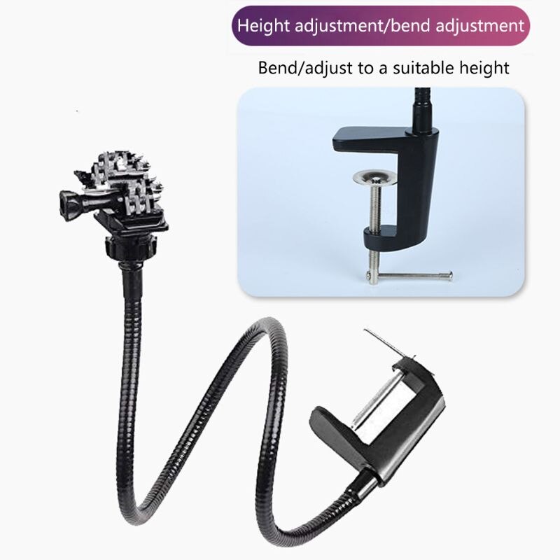 K1AA Camera Beugel Met Verbeterde Bureau Jaw Clamp Flexibele Zwanenhals Stand Voor Webcam Brio 4K C925e C922x C922 C930e c930 C920