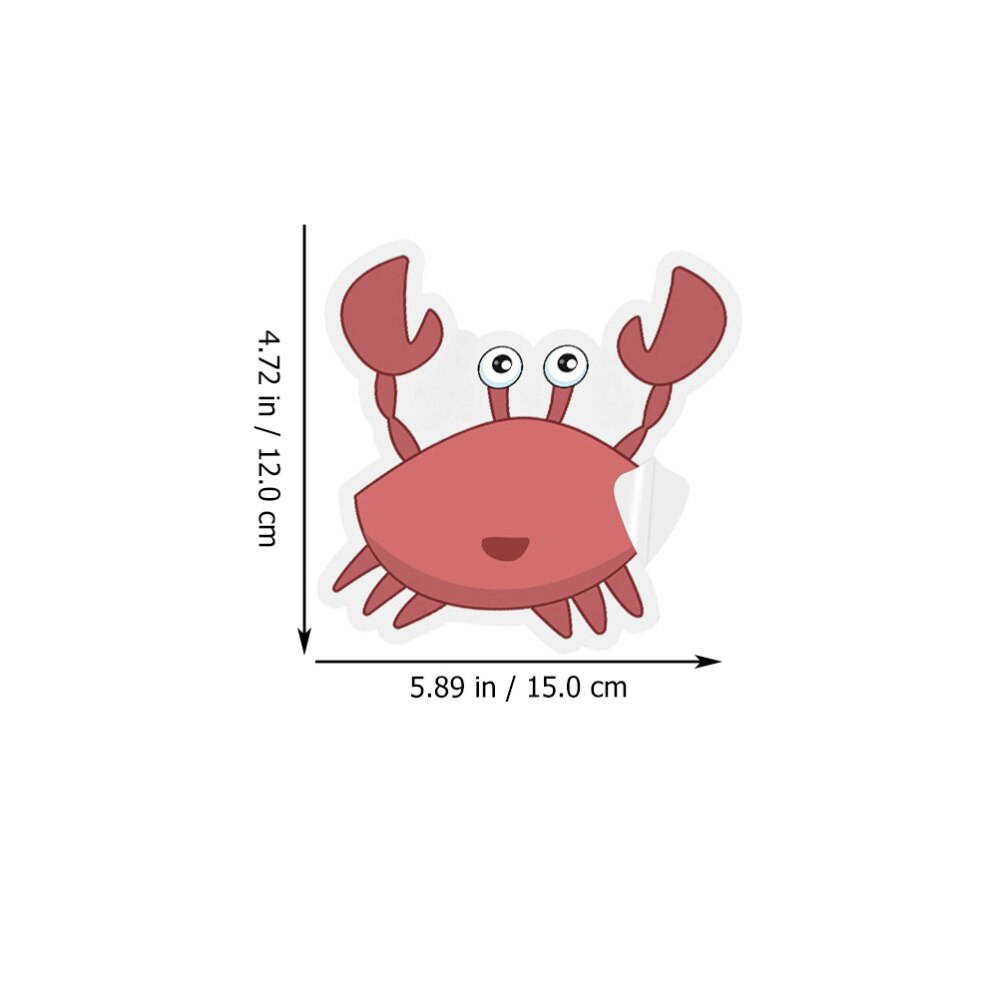 Pegatina de dibujos animados para bañera, decoración de baño, antideslizante, impermeable, 10 Uds.