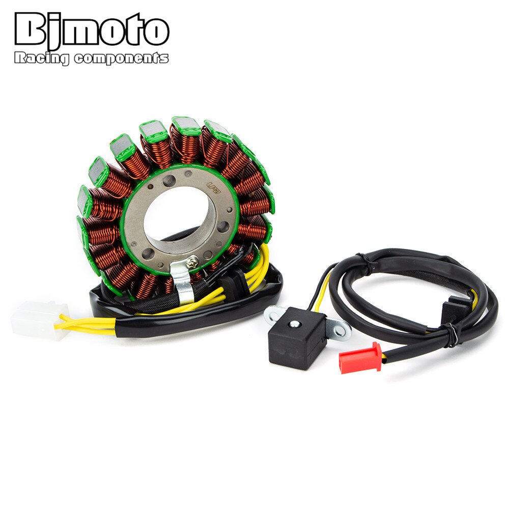 Moto Statore Bobina per Kawasaki KLE500 1991-2007 EX500 Ninja 500R 2006-2009 EX400 Ex-4 1994 -1995 EN400 EN400 Doppia con Letti Singoli 1989