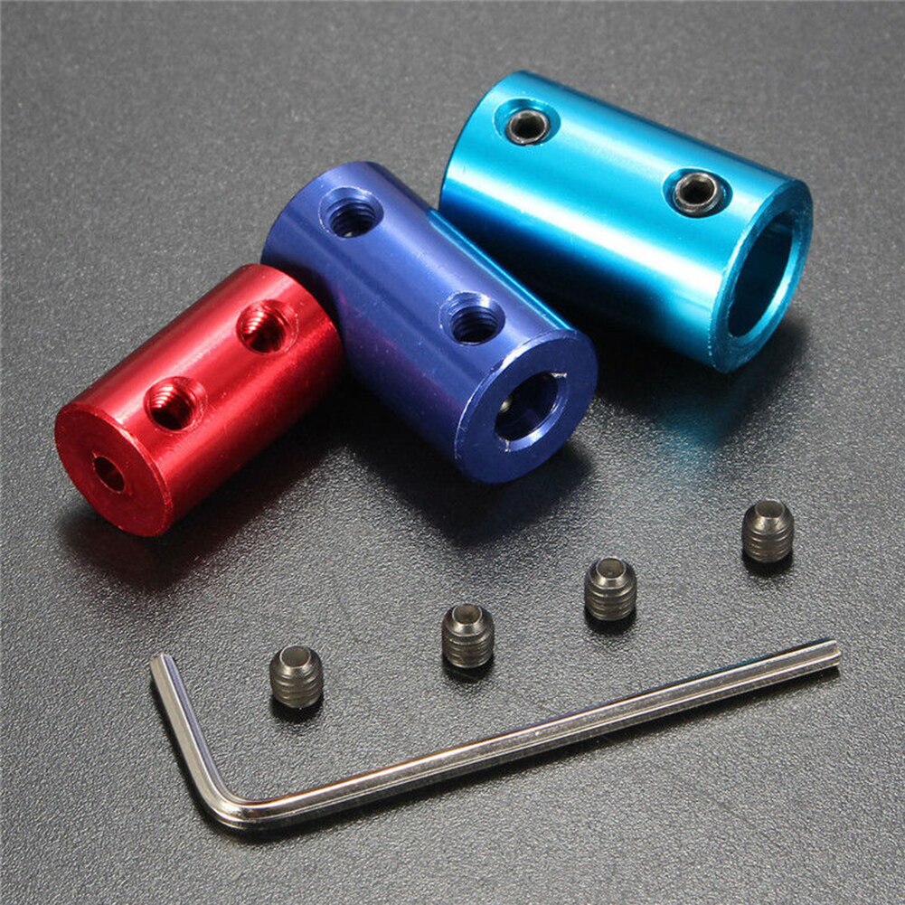 2/3/4/5/6/7/8mm Rigid Shaft Coupling Motor Coupler with Spanner for RC Boat Car