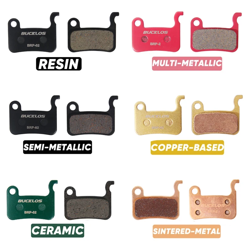 BUCKLOS Fahrradbremsbeläge für SHIMANO A01S M07 M535 MTB hydraulische Scheibenbremsbeläge Rennrad Scheibenbremsbeläge MTB BMX Fahrradteile