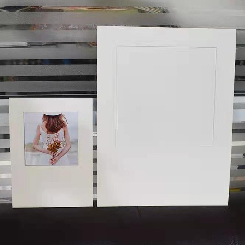 Chancai 6Inch Paper Photo Frame For Oil Pastel,Oil Painting,Stereoscopic Painting,Photo Film,Poster, Artistic Creation Etc.