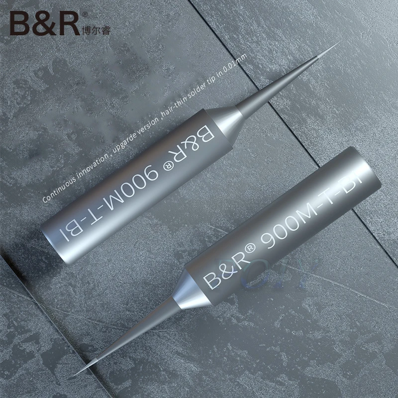 Puntas de soldador ultradelgadas de 0,1mm, 900M-T-BI/BS, junta de soldadura de larga vida, transferencia de calor de alta velocidad, soldadura de hierro