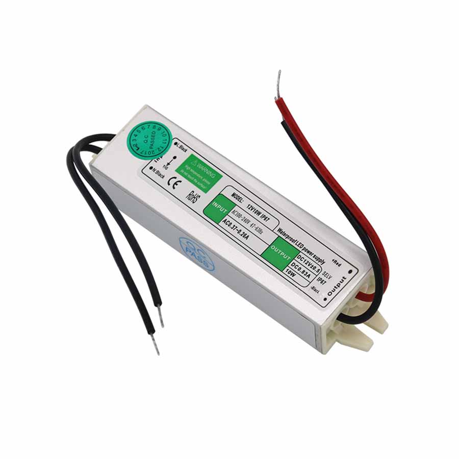 Vanntett  ip67 led strømforsyningsdriver ac  dc 12v/24v 10w 15w 20w 25w 30w 36w 45w 50w 60w 80w 100w 120w 150w for led-stripelys