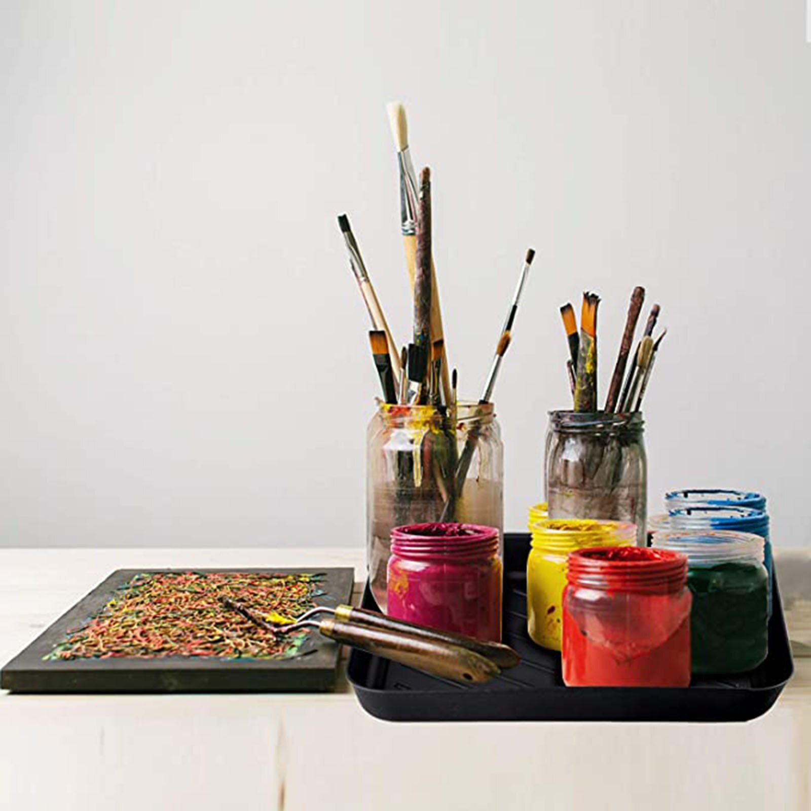 Boot Tray Floor Protection Pet Bowls Paint Dog Bowlsgarage Indoor Outdoor Placemat Dog Feeding Placemat Easy Washing