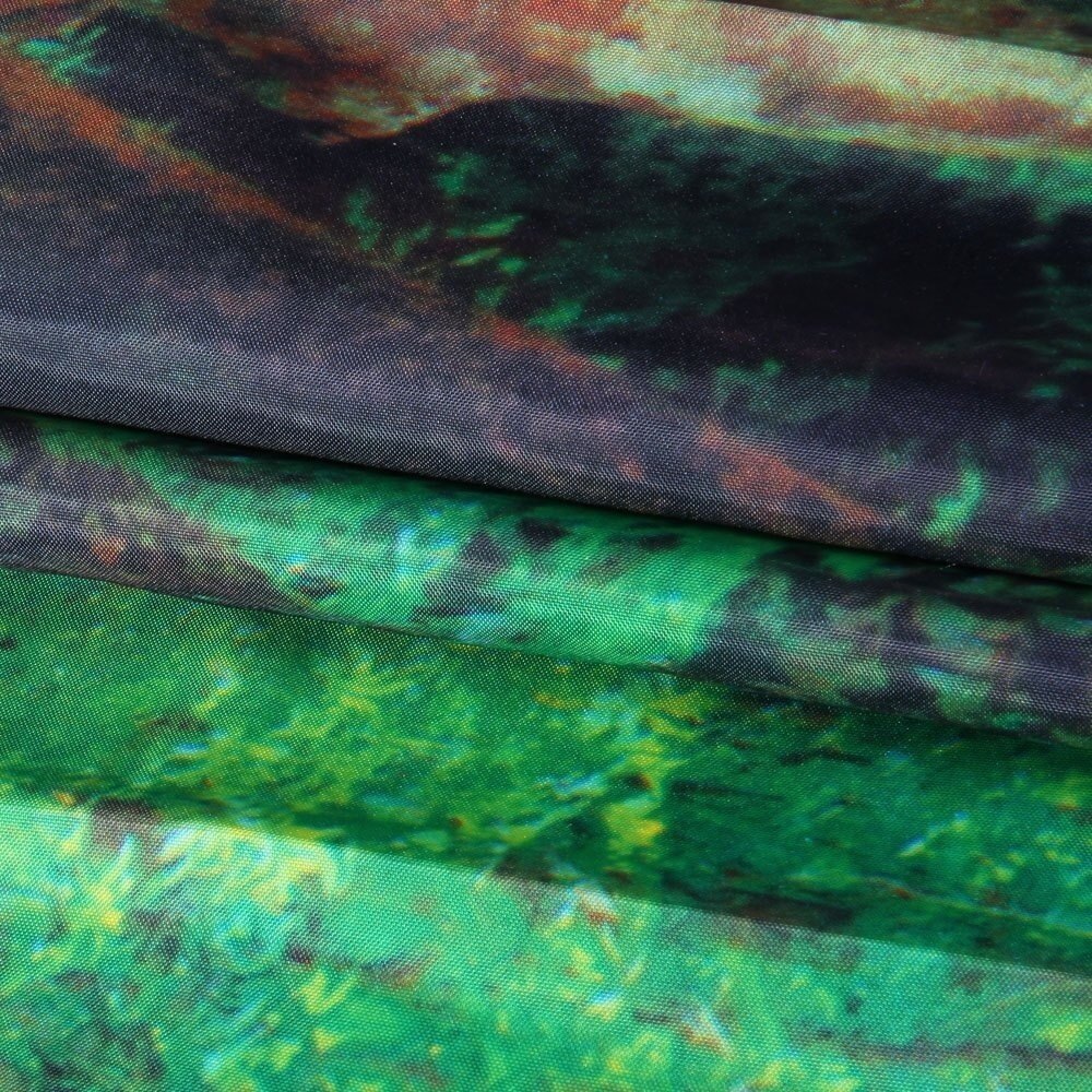 Tenda Della doccia con Ganci Verde Scena 3D Pittura Stampa di Paesaggio Tenda Della Doccia Bagno Tende Da Bagno Impermeabile 180 centimetri