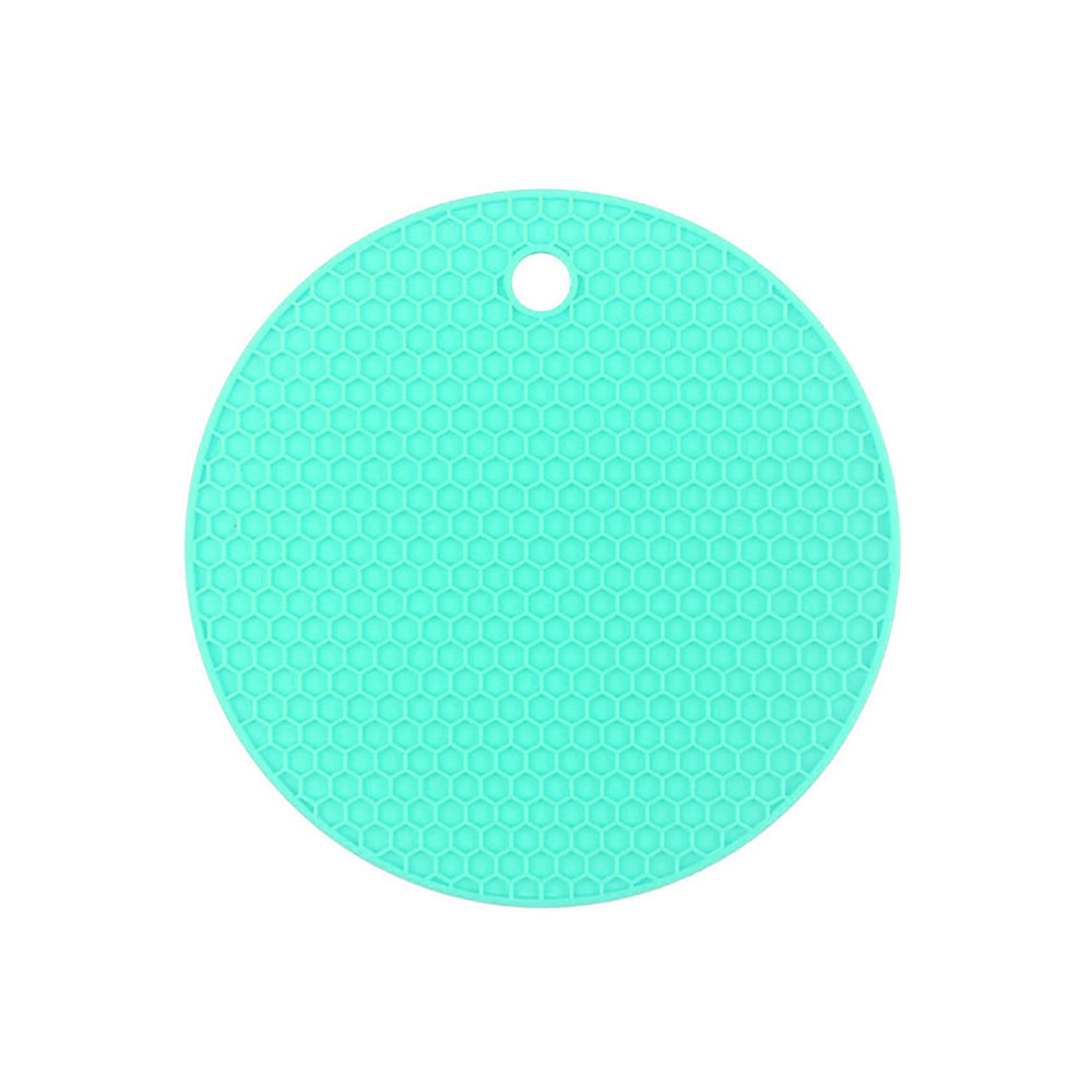 Round Heat Resistant Silicone Honeycomb Mat Drink Cup Coasters Non-slip Pot Holder Table Placemat Kitchen Tools Accessories