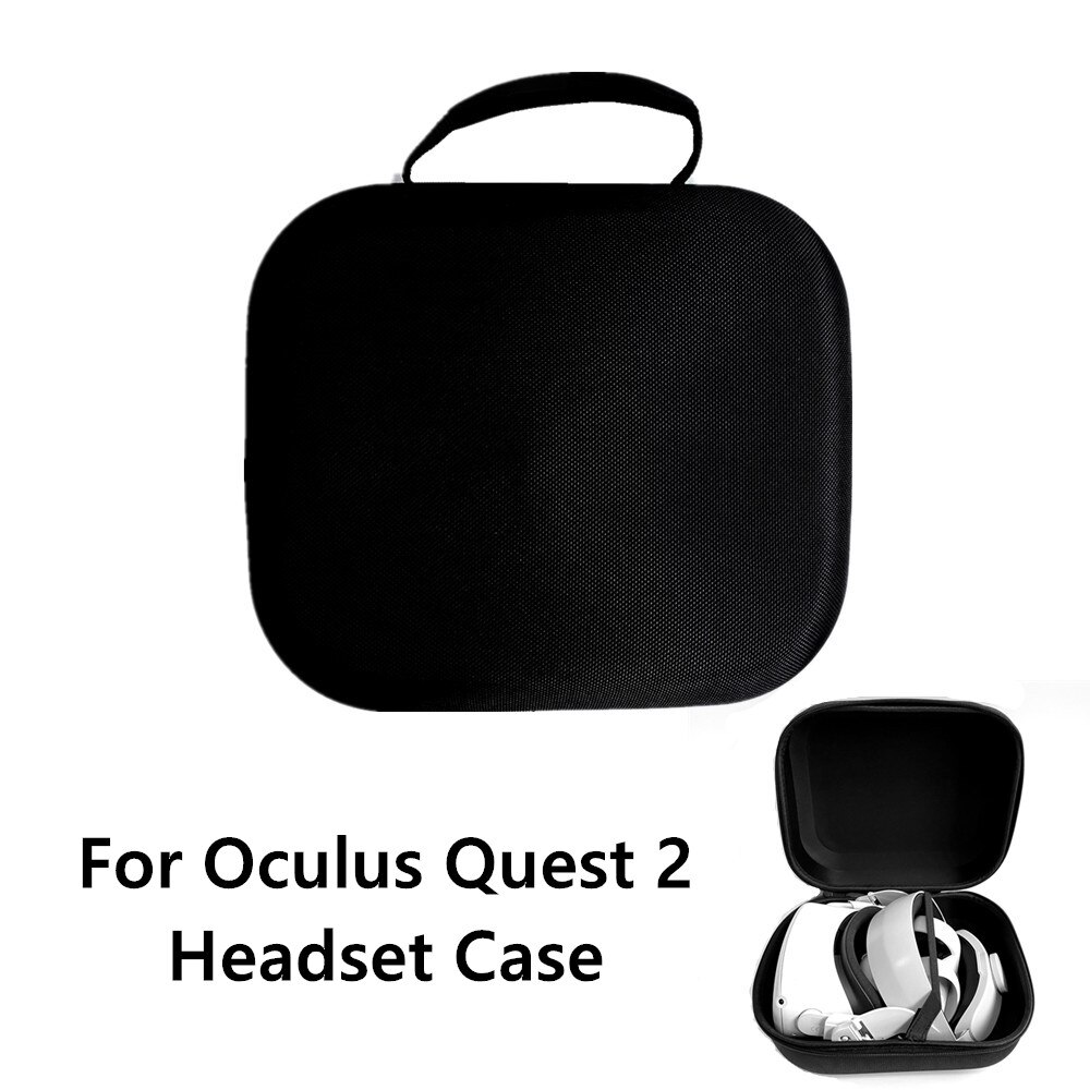 Draagbare Voor Oculus Quest 2 Halo Band Opbergtas Eva Harde Bescherming Doos Met Handvat Voor Oculus Quest 2 Vr case Accessoires