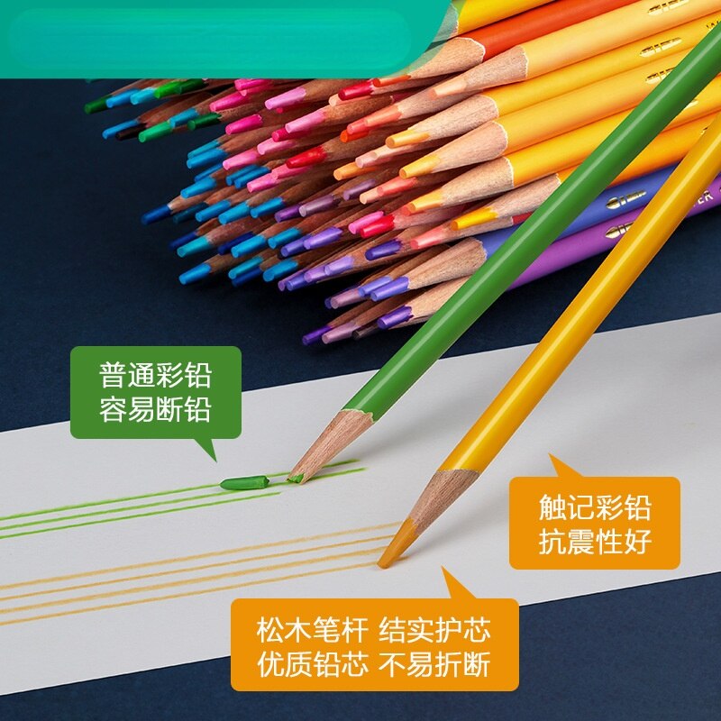 24/36/48/72/120 Color Pencil Set Student Children Diy Graffiti Oily Water-soluble Color Lead Sketch Comic Coloring Pen