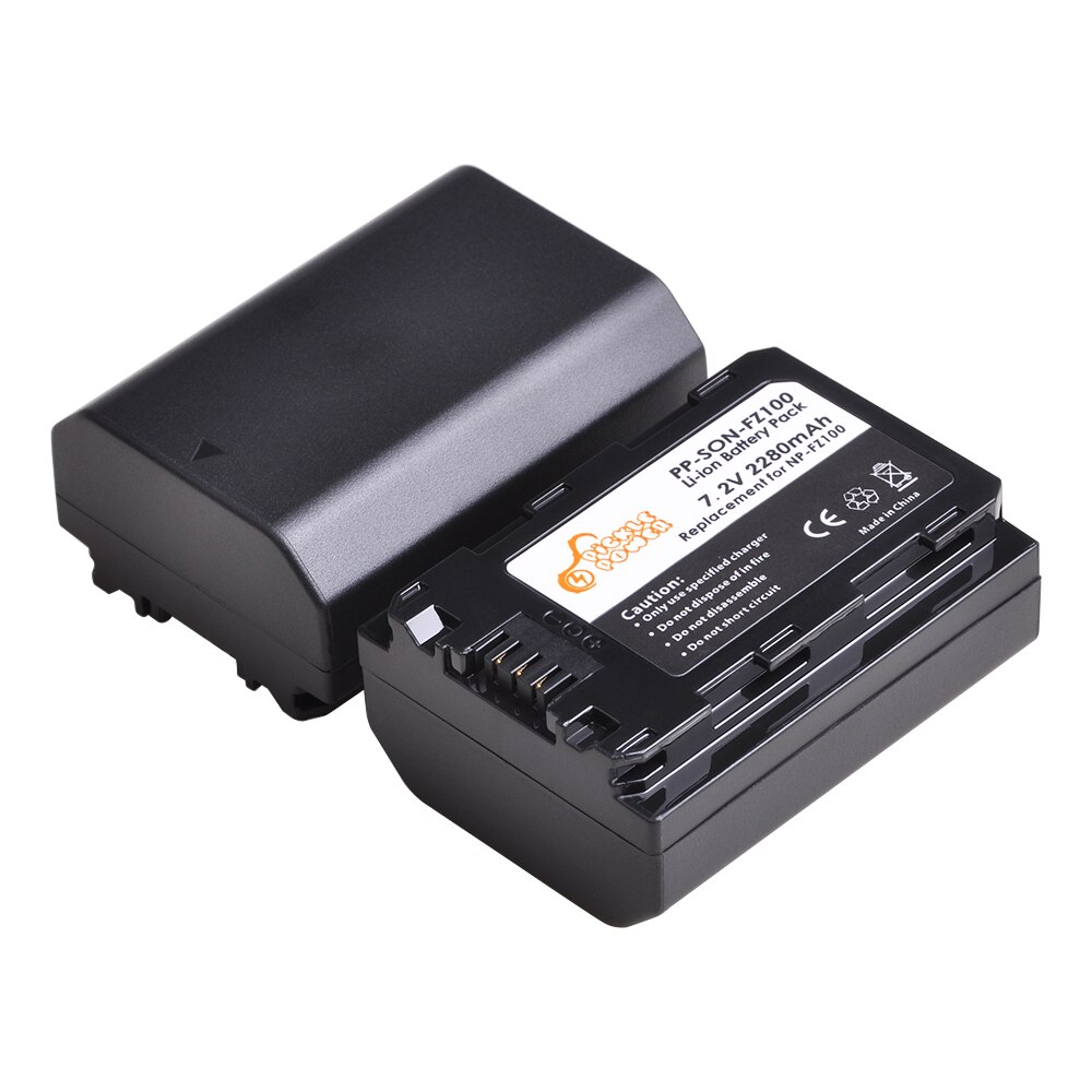 2280 mah np -fz100 npfz 100 np fz100 batteri + led dual usb oplader til sony np -fz100 bc-qz1 sony  a9 a9r a9s a7r iii  a7 iii  a6600.