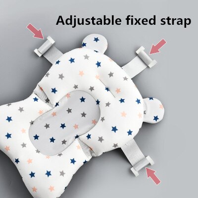 Red de baño para bebés recién nacido bañera bolsillo de red antideslizante alfombra de baño Baño neto bebé ducha rack puede sentarse y mentira suspendido 3D mat