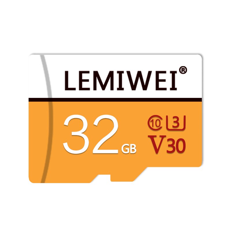 LEMIWEI Memory Card 64GB 32GB 16GB V30 U3 High Speed Class 10 UHS-I TF Flash Card 8GB V10 U1 For Smartphone PC: 32GB U3