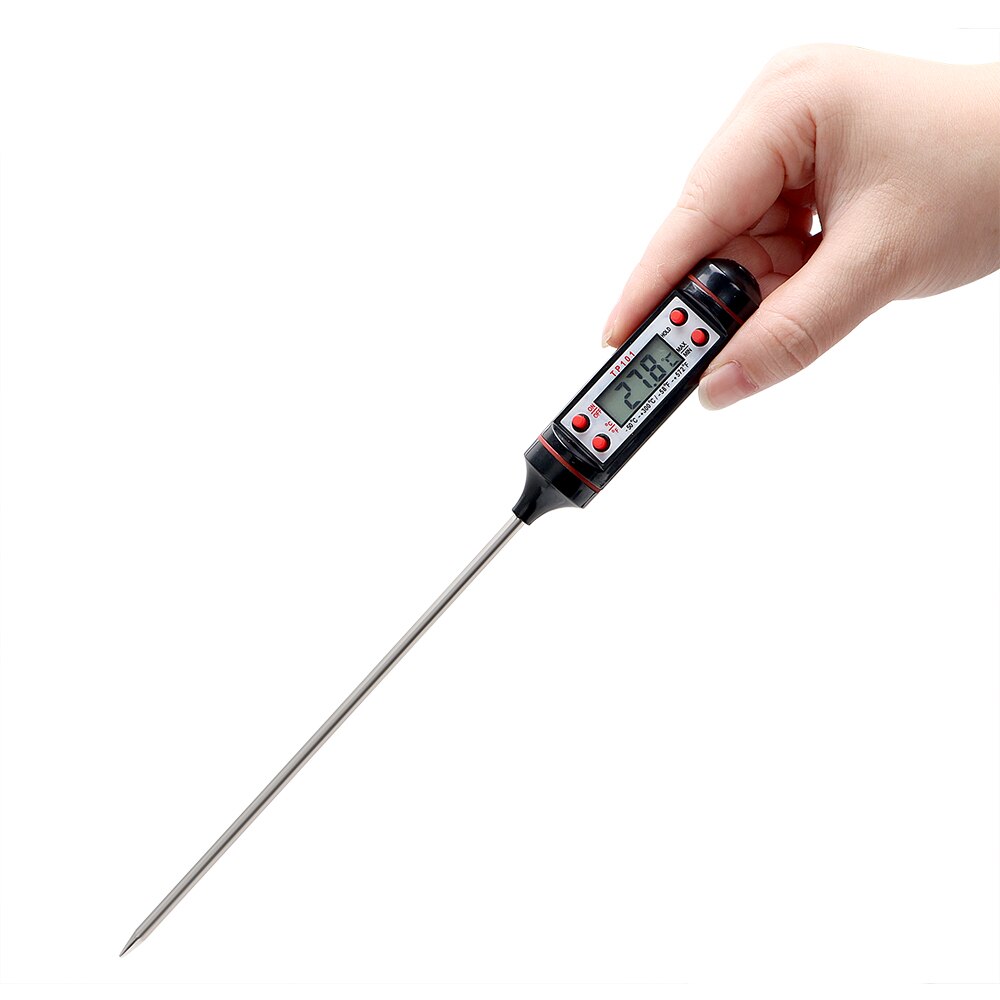 HILIFE Electronic Digital Thermometer Sensor Meat Food Probe Kitchen Cooking Temperature Instrument With Battery BBQ Accessories