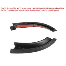 For Jeep Wrangler JL Rain Gutter Extension Accessories ABS Car Auto