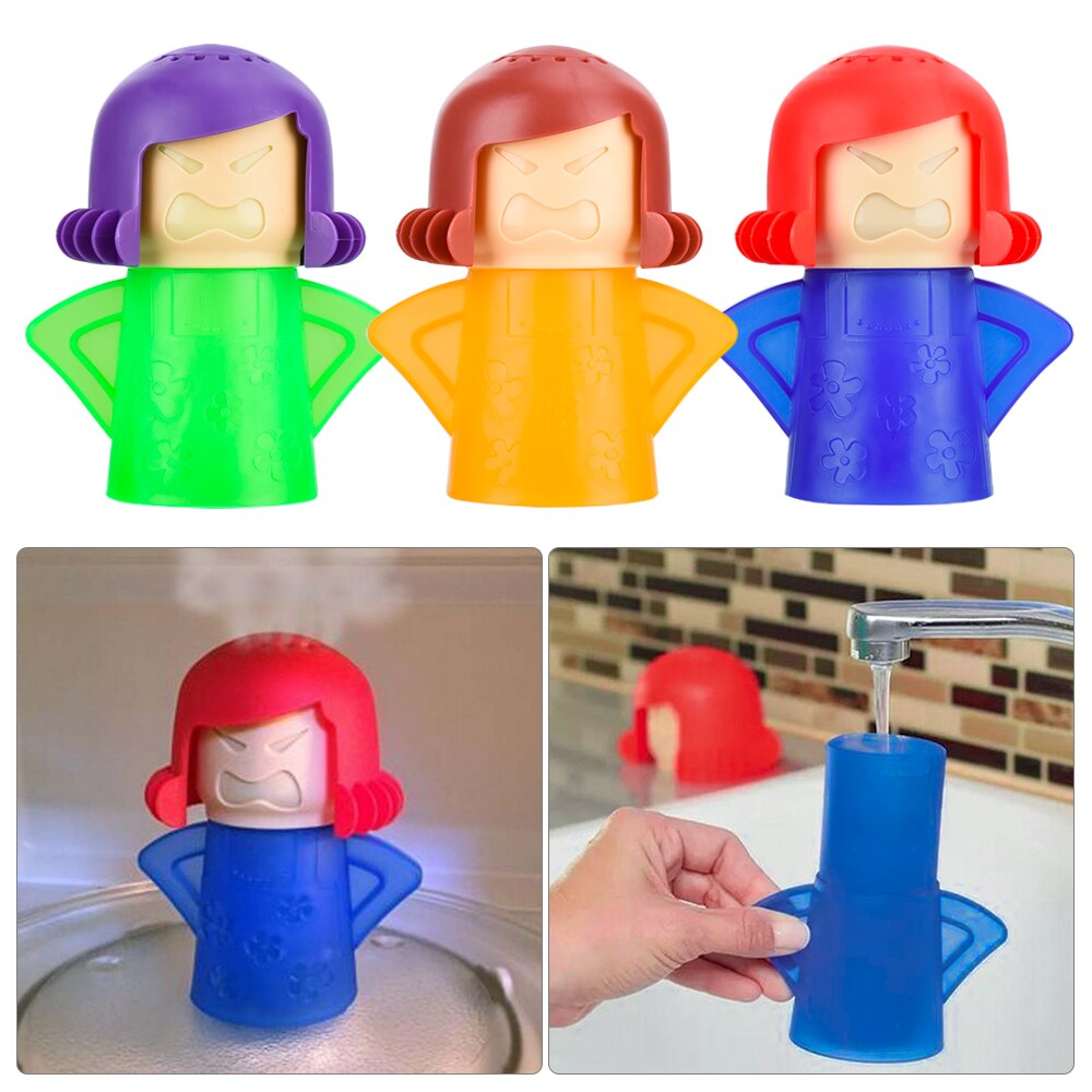 Angry Mom Microwave Cleaner - Angry Mom Mad Creay Mama Microwave Oven Cleaner High Temperature Steam Cleaning Equipment Tool