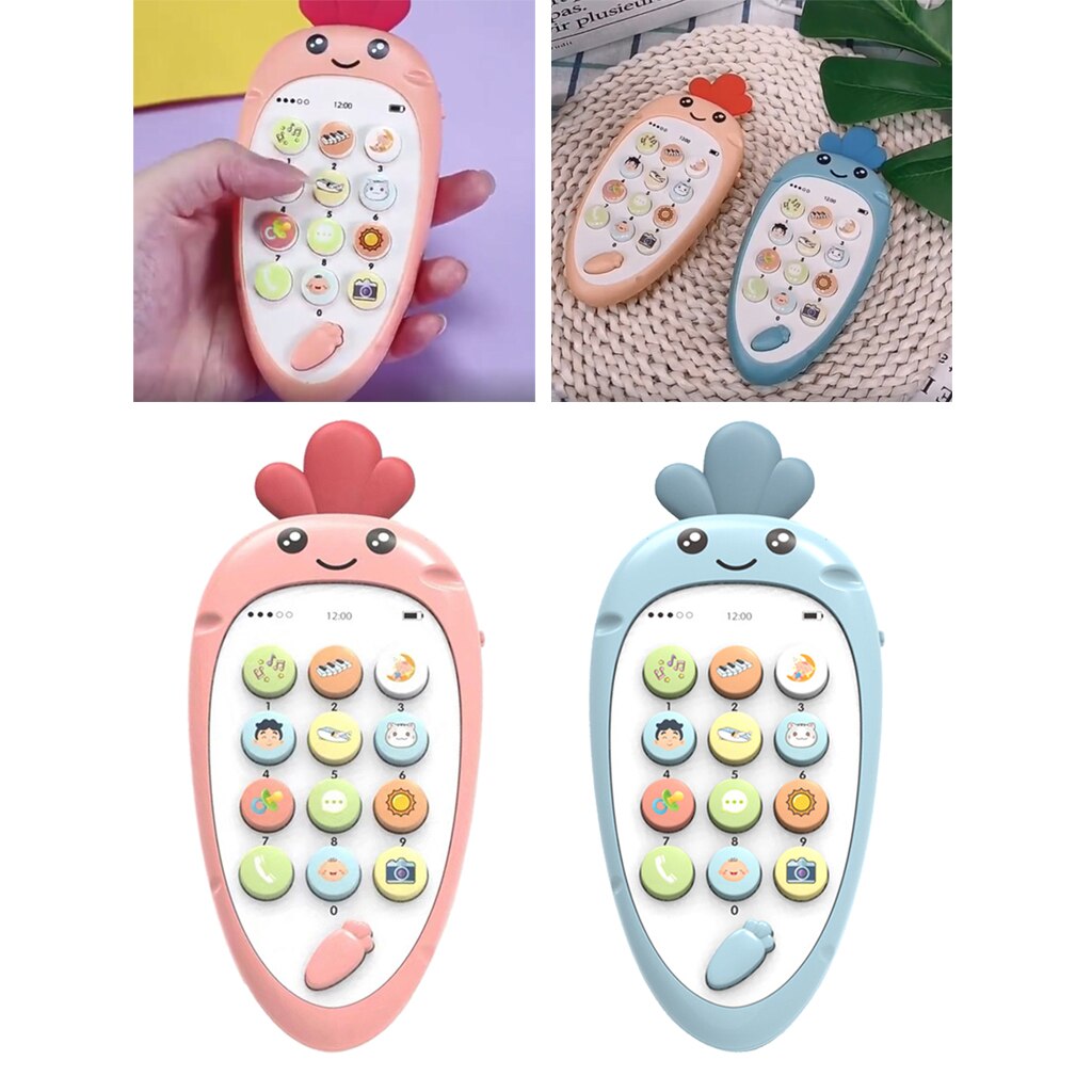 Electronic Pretend Play Baby Infant Phones Children Smartphone Kids Learning