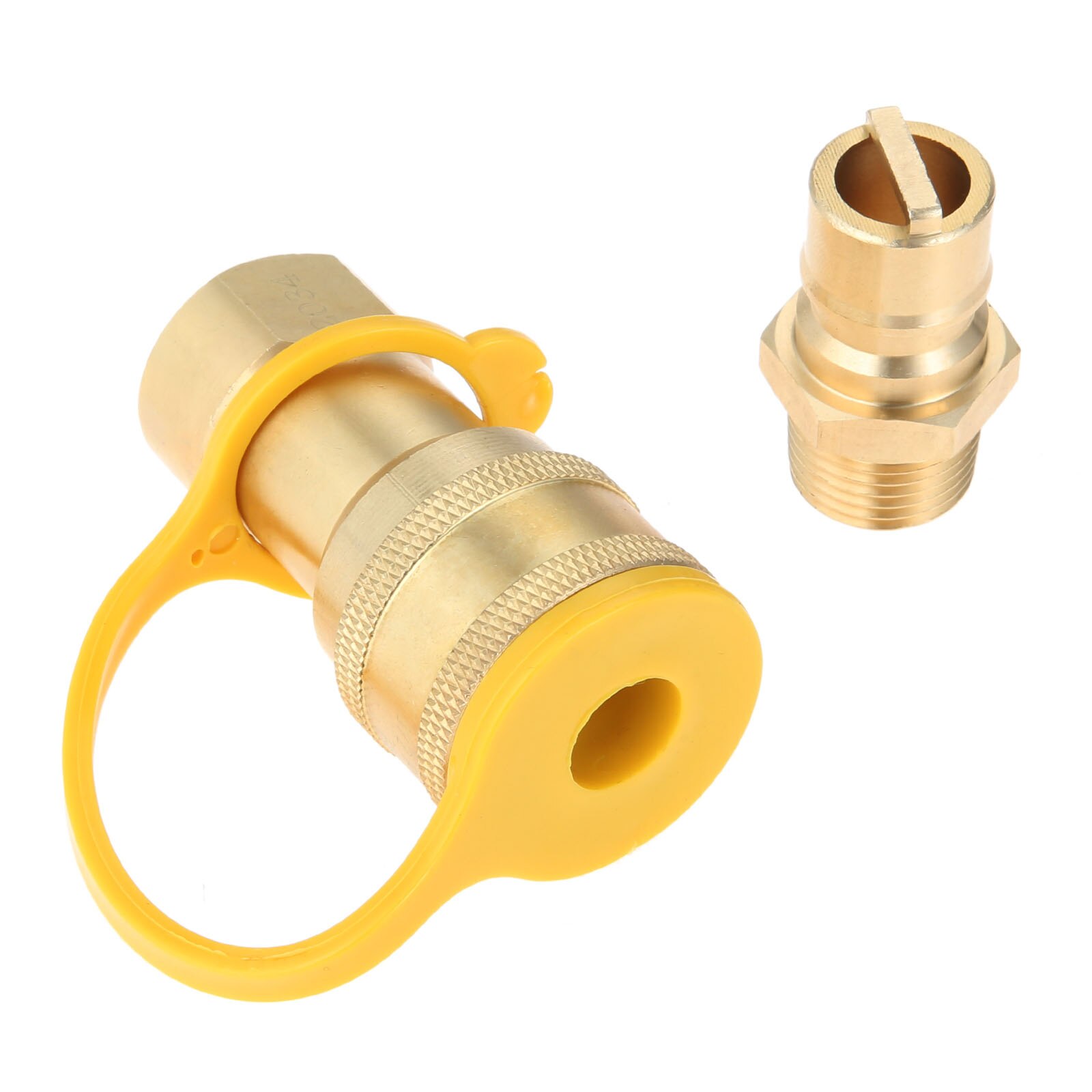 Kit de conexión rápida de Gas de 1/2 &quot;, Conector de desconexión con enchufe de inserción macho, adaptador de conexión rápida de propano de Gas Natural de latón de 1/2 pulgadas
