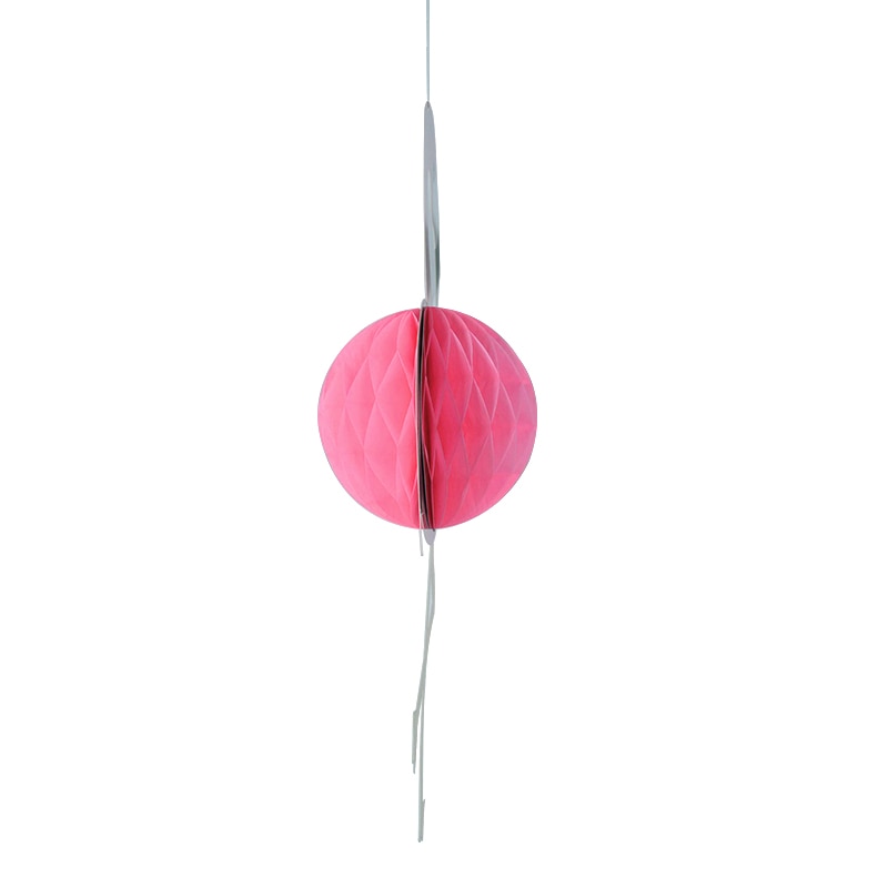 Boule en forme de flamant Rose/Rose rouge, pendentif mural suspendu, guirlandes en papier, décor de fête d&#39;anniversaire et de mariage, 3 pièces