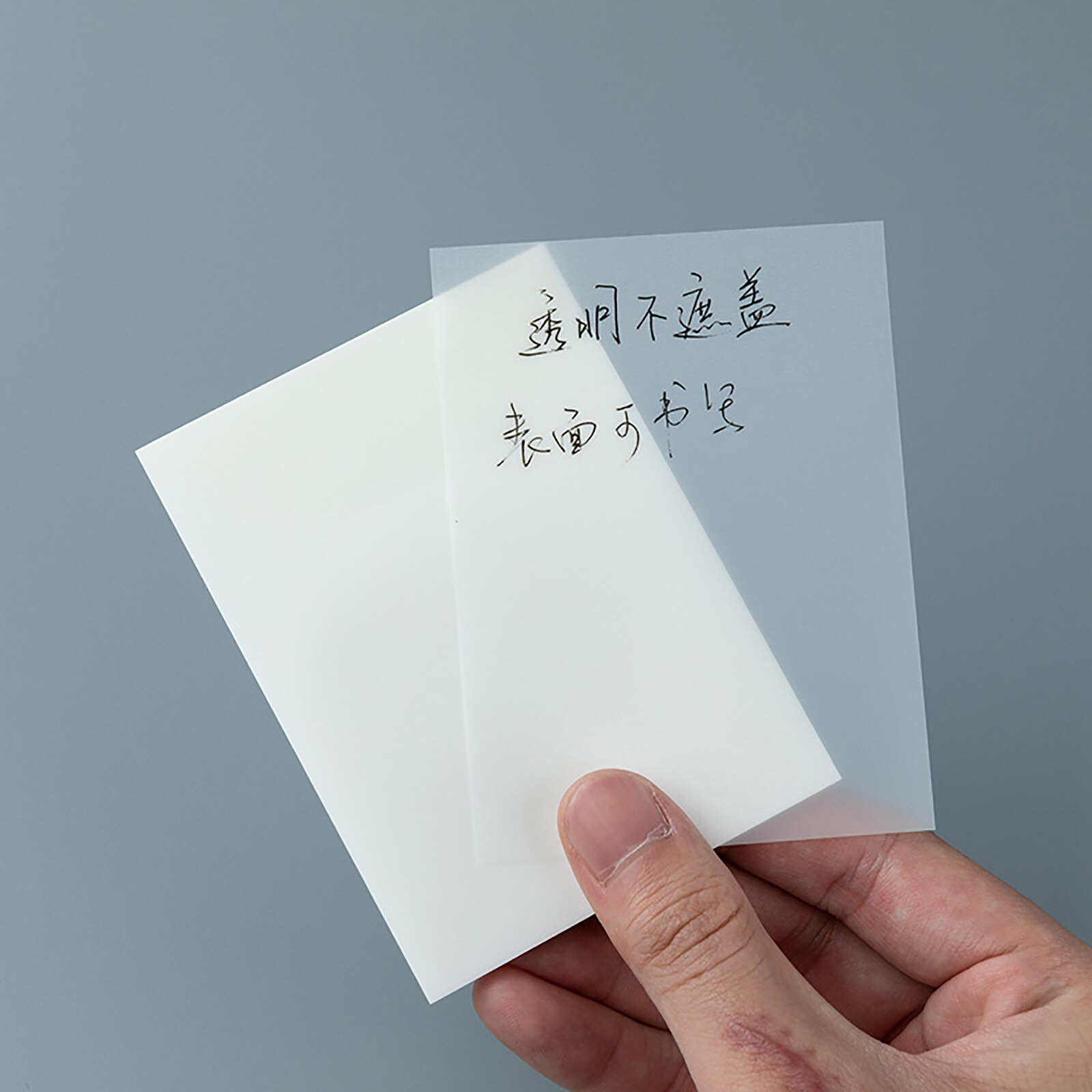 50 Sheets/Pack Transparent Self-Stick Notes Waterproof Sticky Note Daily List Paper School Office Stationery Supplies