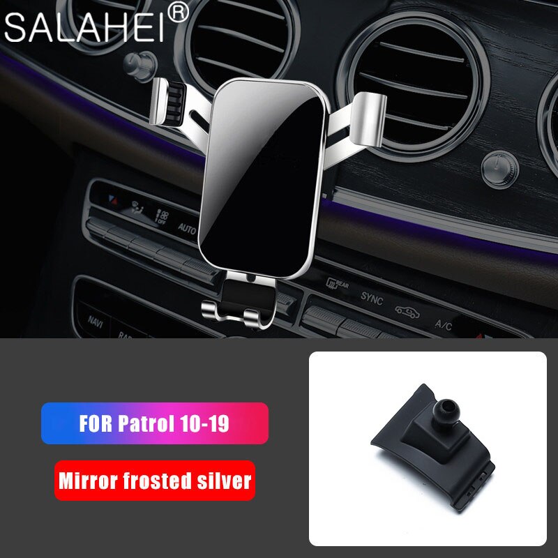 Auto Car Smart Cell Hand Phone Holder Air Vent Cradles Mounts Stand For Nissan Patrol Y62 Armada Car Accessories