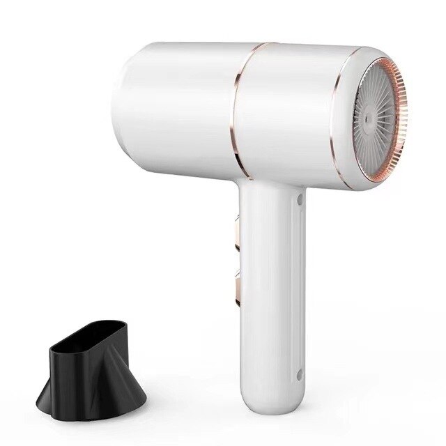 2000w Hair Dryer Negative Ionic Salon Hair Blow Dryer DC Motor Light Weight Low Noise Hair Dryers With1.6m Cable: White / US