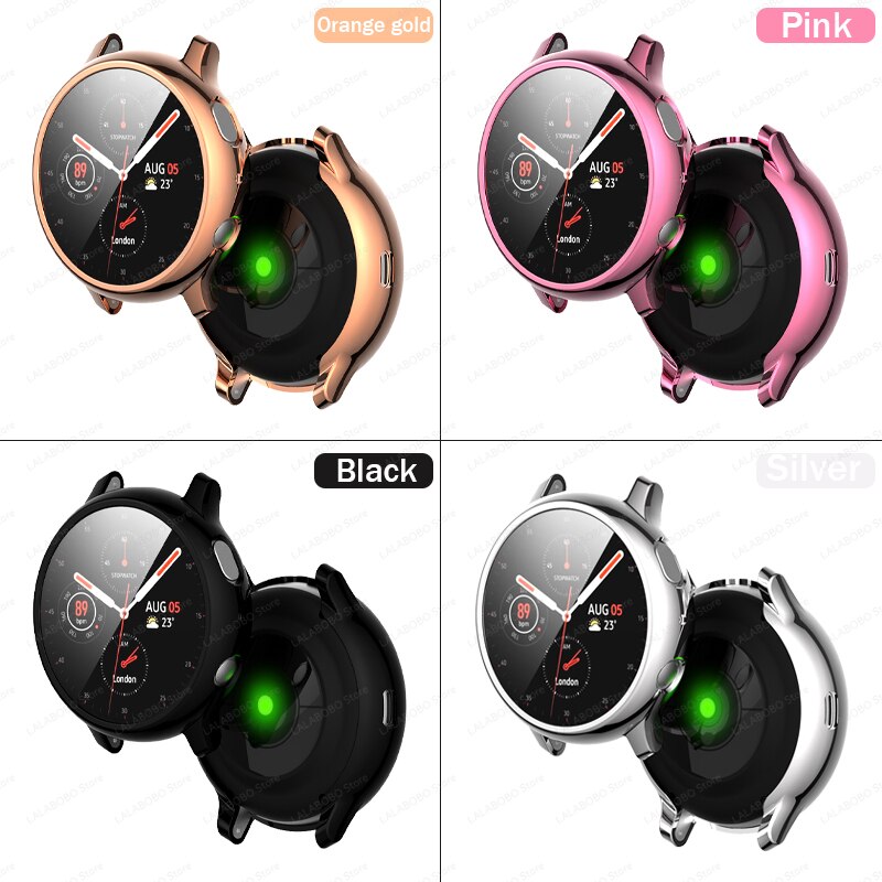 Coque HD et coque de Protection pour Samsung Galaxy Watch, pour Active 1 2 44/40mm, Protection Active1 2 44/40mm