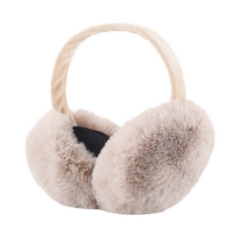 Vertvie-orejeras grandes y cálidas Unisex, orejeras clásicas de Color sólido para adultos y niños, orejera de piel cómoda para invierno: color 6